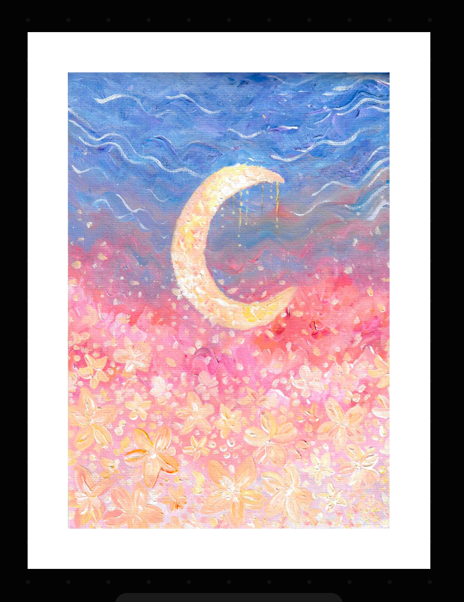 Flower Moon Print