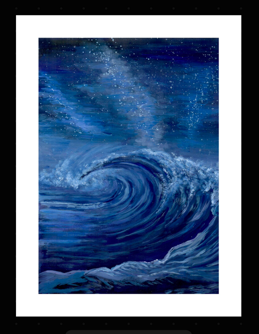 Ocean Wave Print