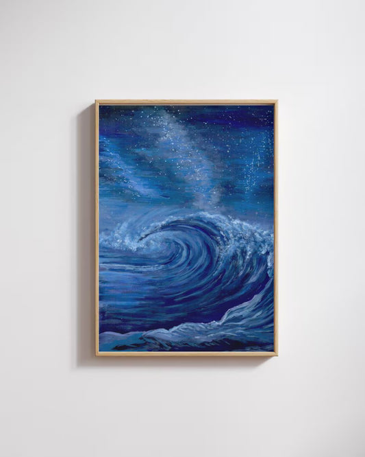 Ocean Wave Print