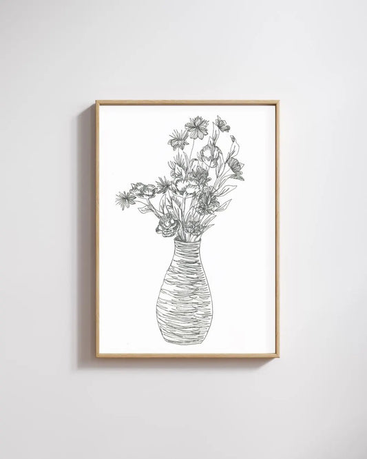 Flower Vase Print