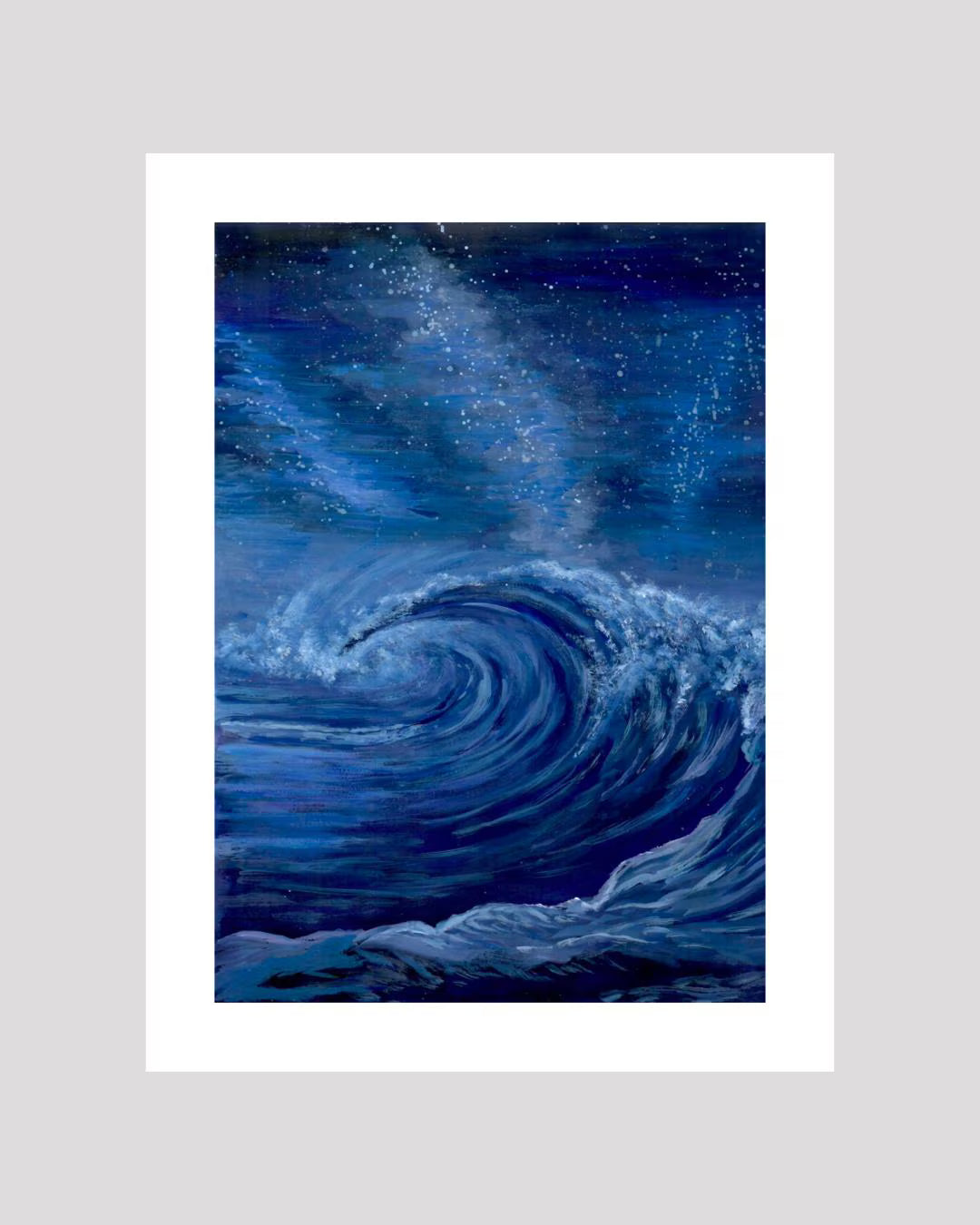 Ocean Wave Print