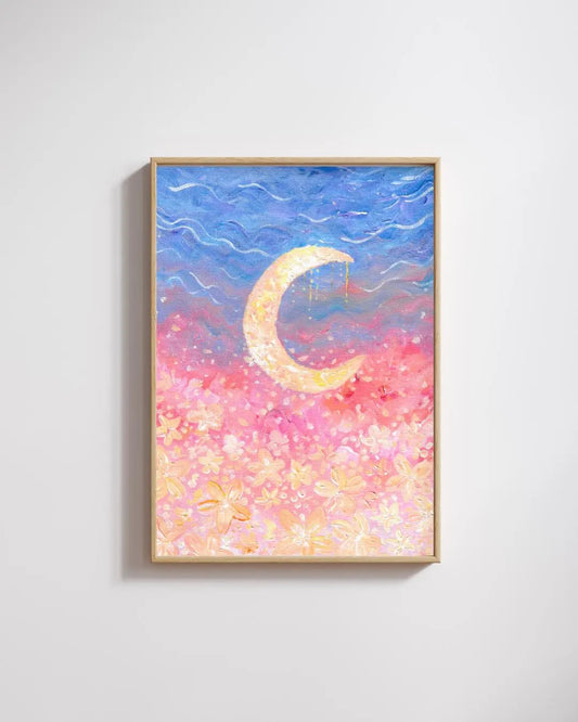 Flower Moon Print