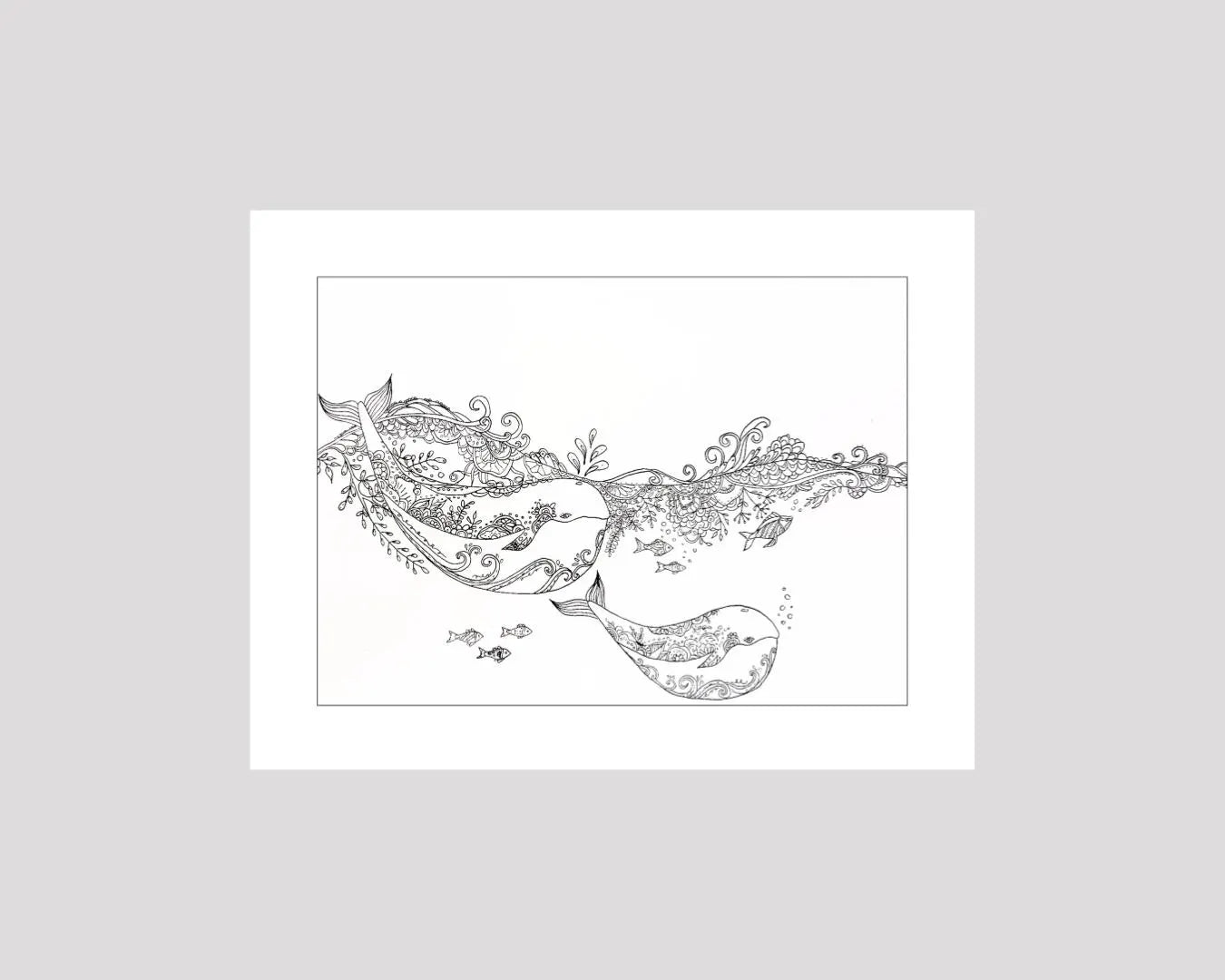 Whales Print